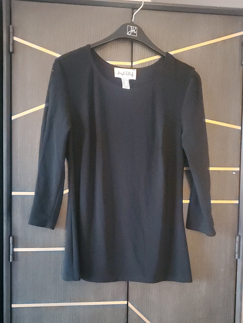Joseph Ribkoff Black Women’s 3/4 Sleeve Top